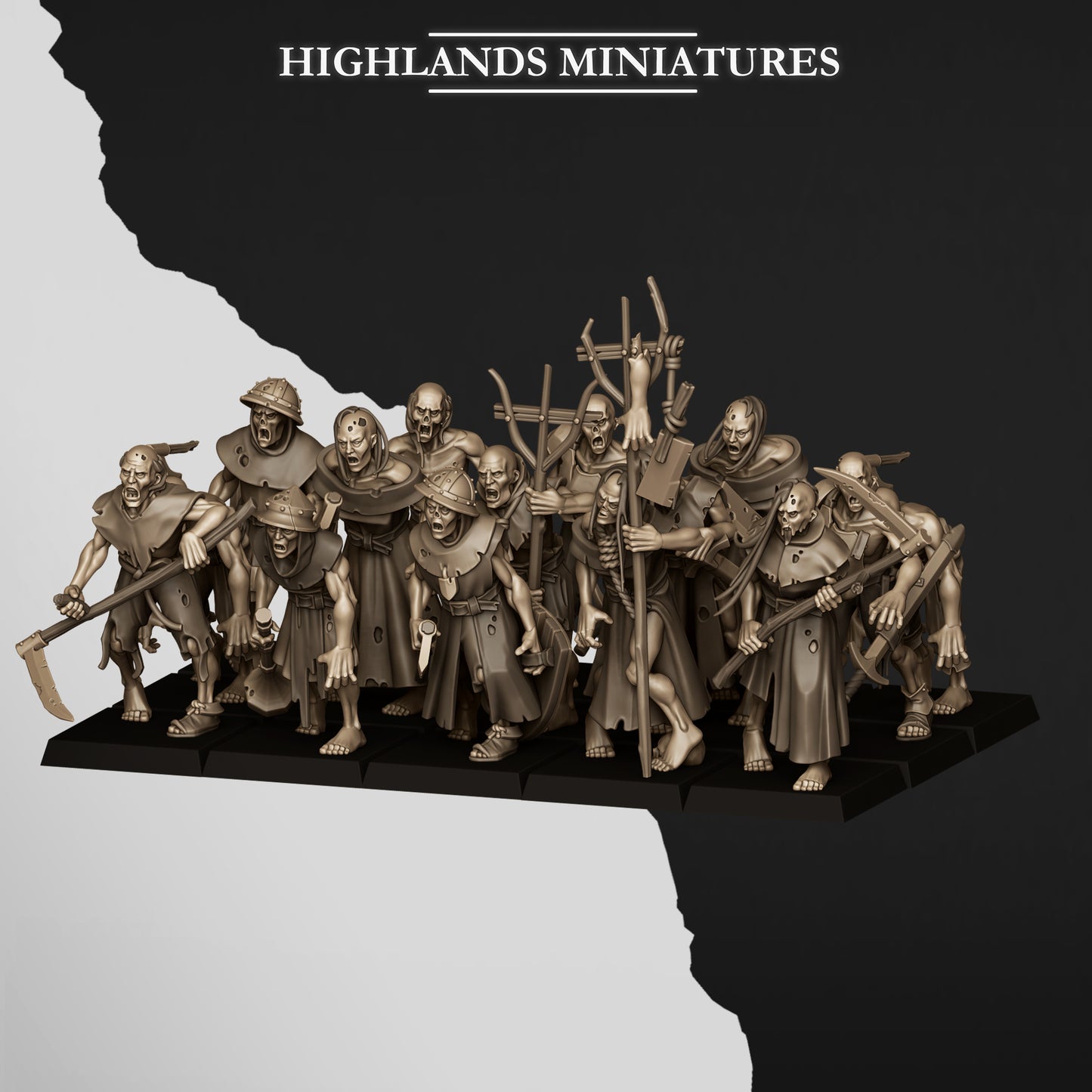Miniatura Zombis Condes Vampiro resina 28mm sin pintar - Drakholm