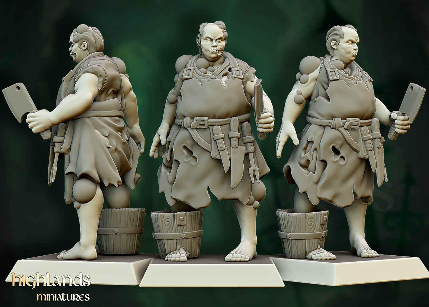 Miniatura Unidad de Zombis Condes Vampiro resina 28mm sin pintar - Drakholm