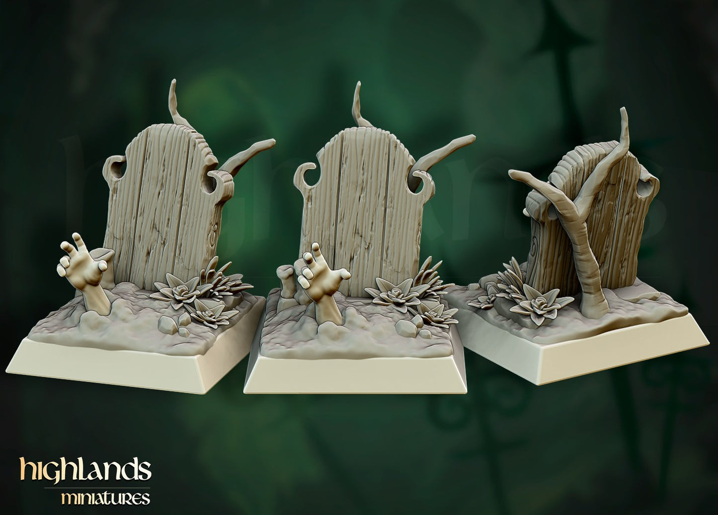 Miniatura Unidad de Zombis Condes Vampiro resina 28mm sin pintar - Drakholm