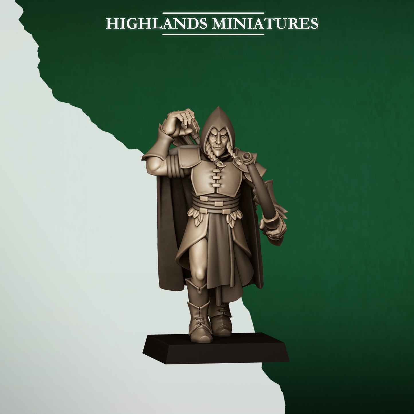 Miniatura Arqueros Salvajes Elfos Silvanos resina 28mm sin pintar - Drakholm