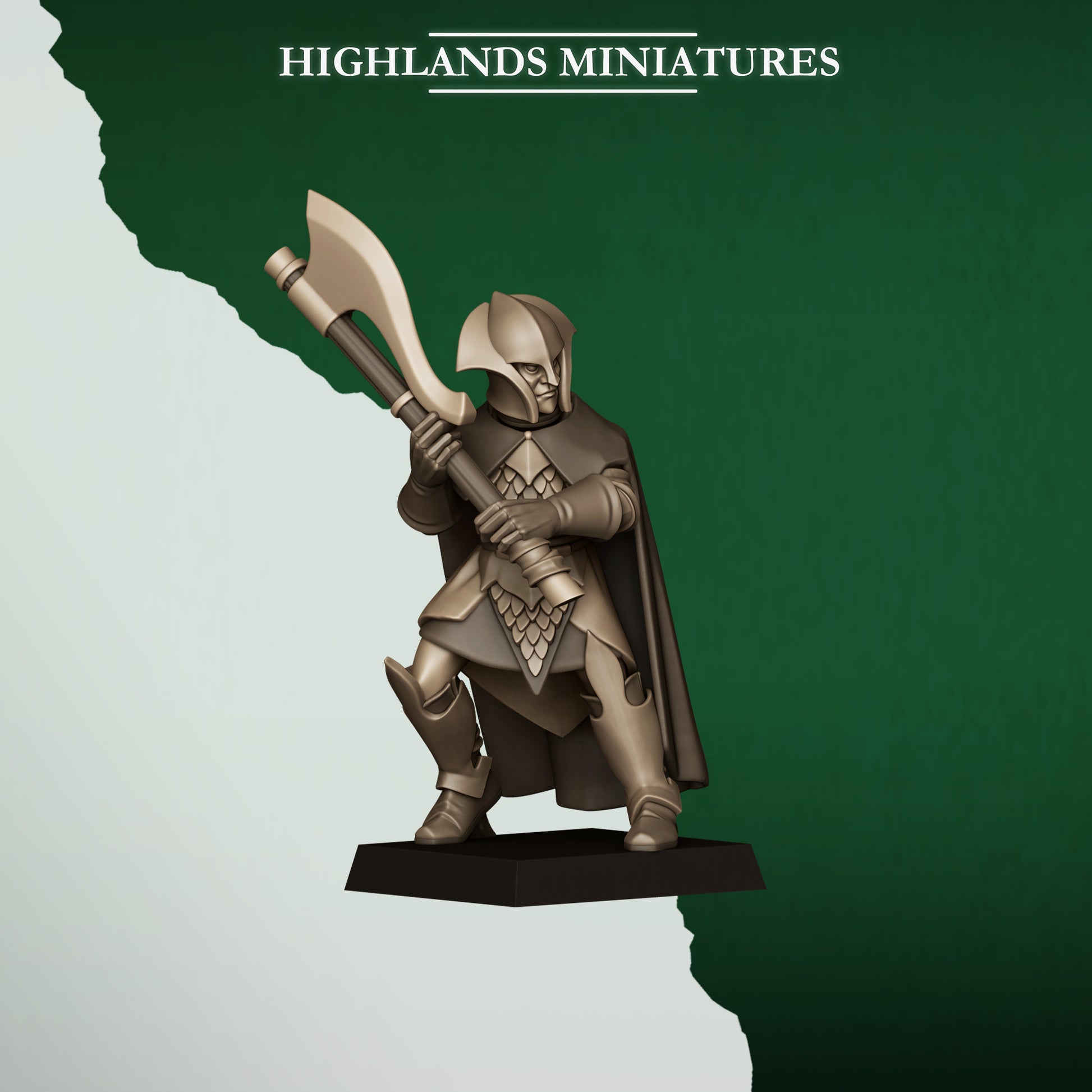 Miniatura Hacheros Salvajes Elfos Silvanos resina 28mm sin pintar - Drakholm