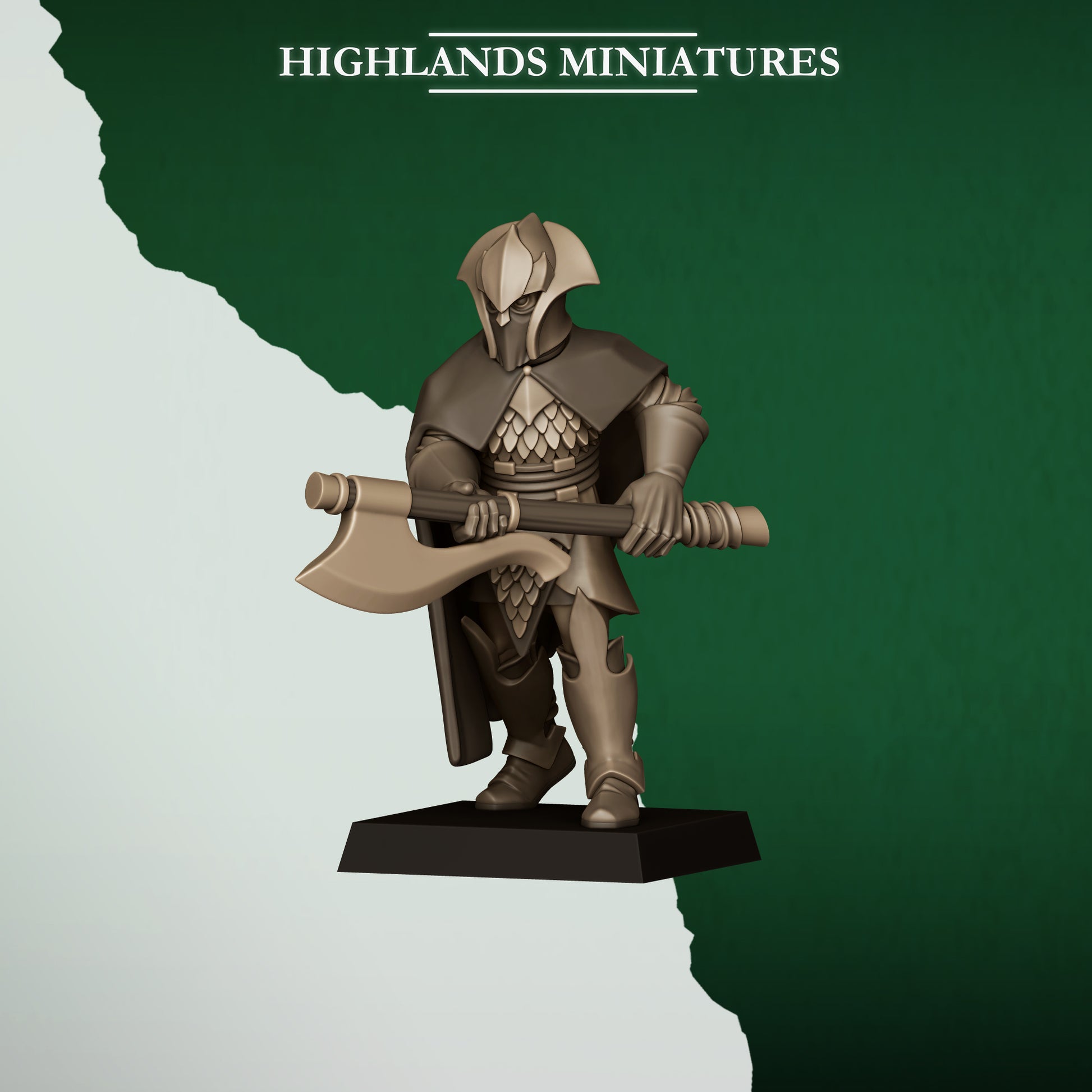 Miniatura Hacheros Salvajes Elfos Silvanos resina 28mm sin pintar - Drakholm
