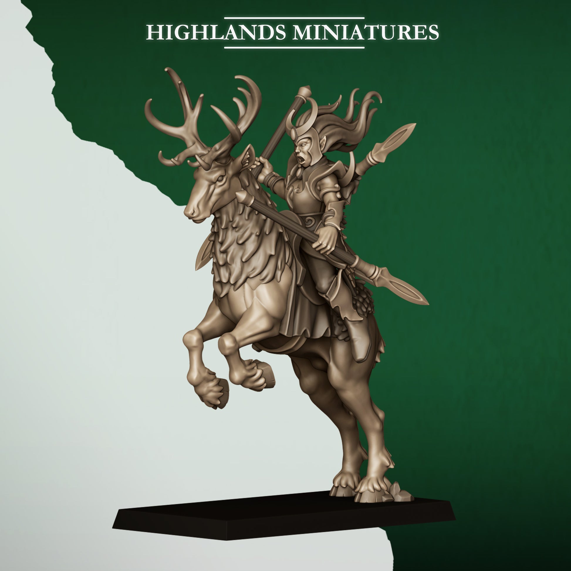 Miniatura Hermanas del Plenilunio Elfos Silvanos resina 28mm sin pintar - Drakholm