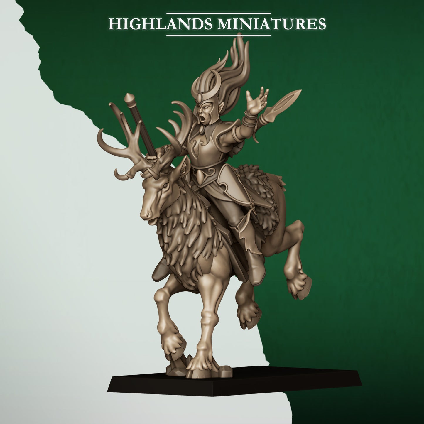 Miniatura Hermanas del Plenilunio Elfos Silvanos resina 28mm sin pintar - Drakholm