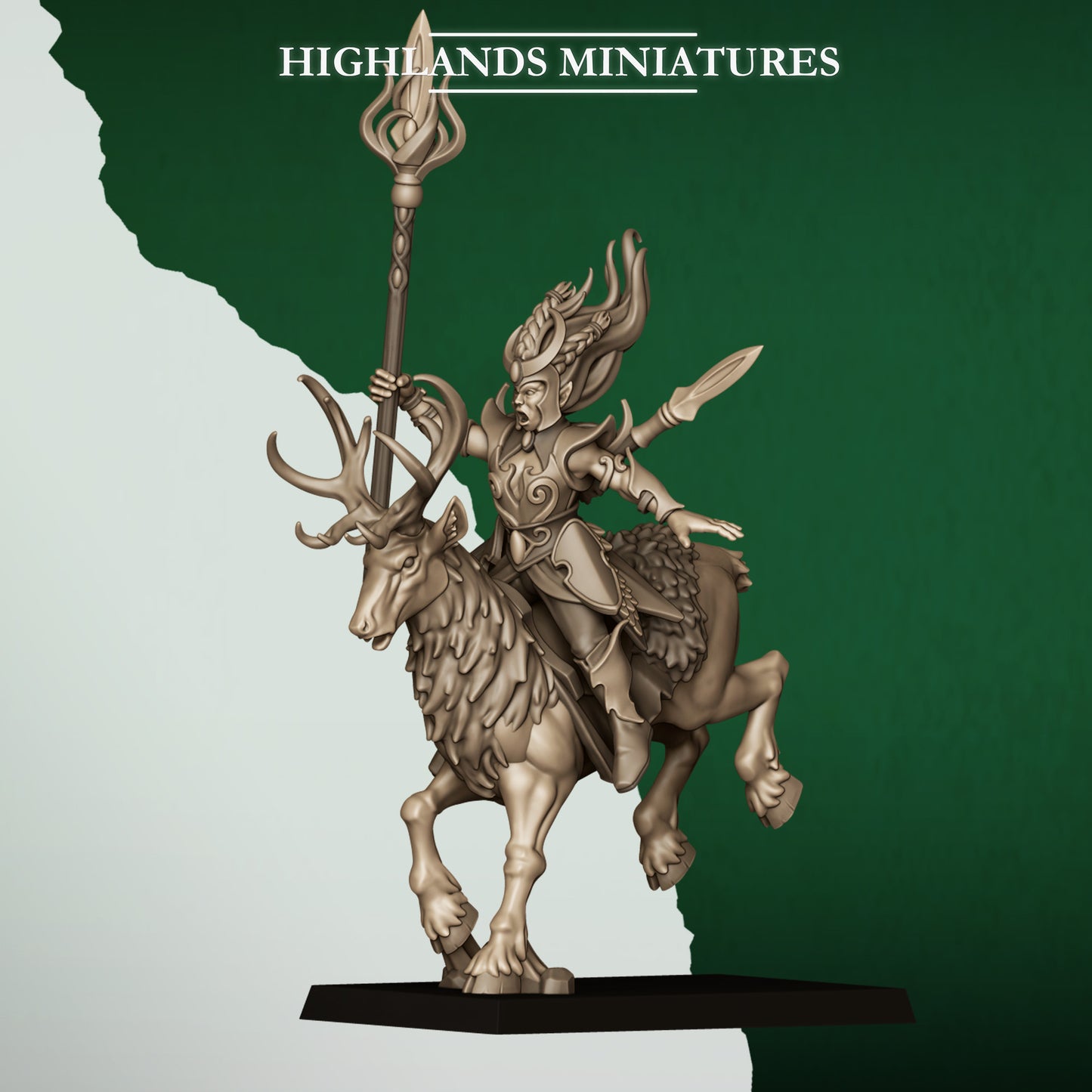 Miniatura Hermanas del Plenilunio Elfos Silvanos resina 28mm sin pintar - Drakholm