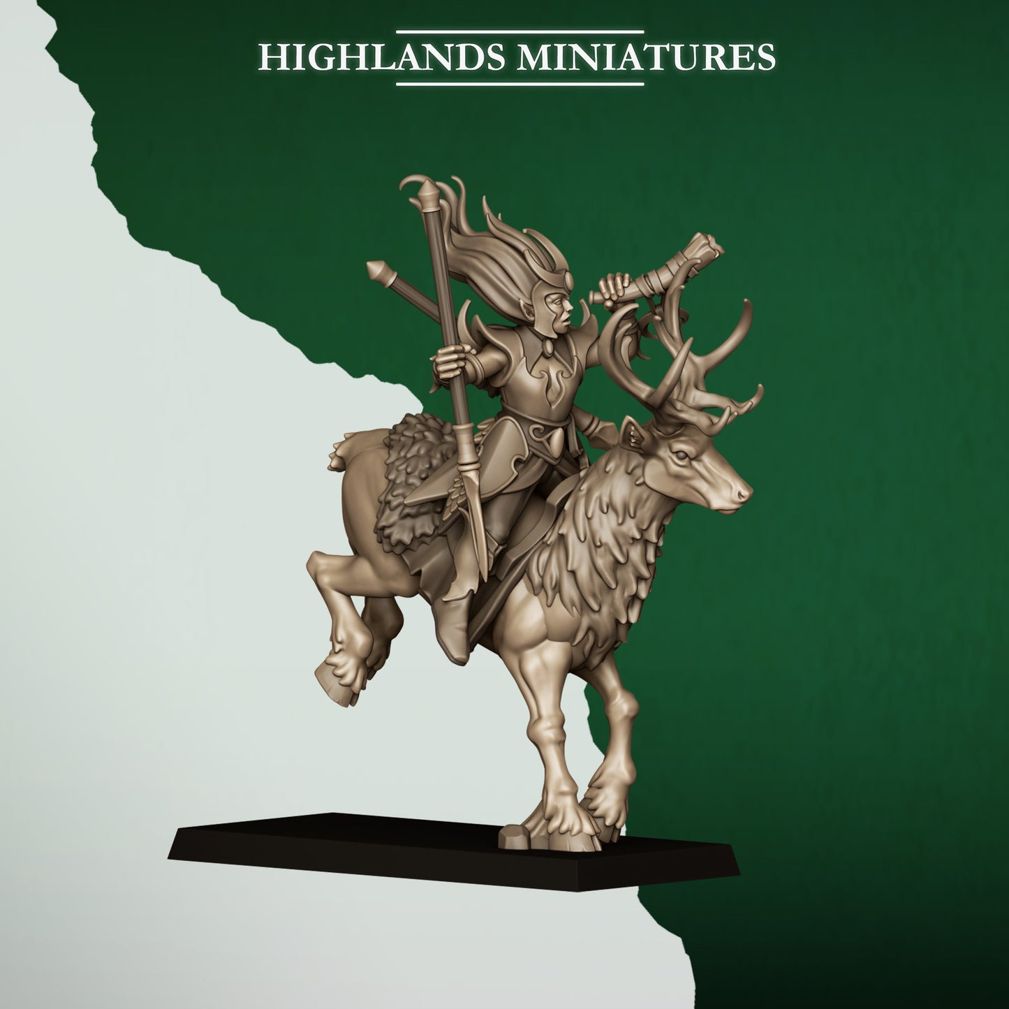 Miniatura Hermanas del Plenilunio Elfos Silvanos resina 28mm sin pintar - Drakholm