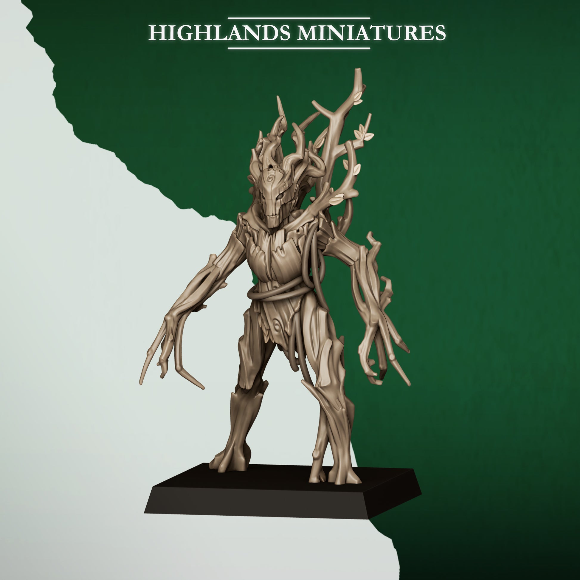 Miniatura Dríadas Elfos Silvanos resina 28mm sin pintar - Drakholm
