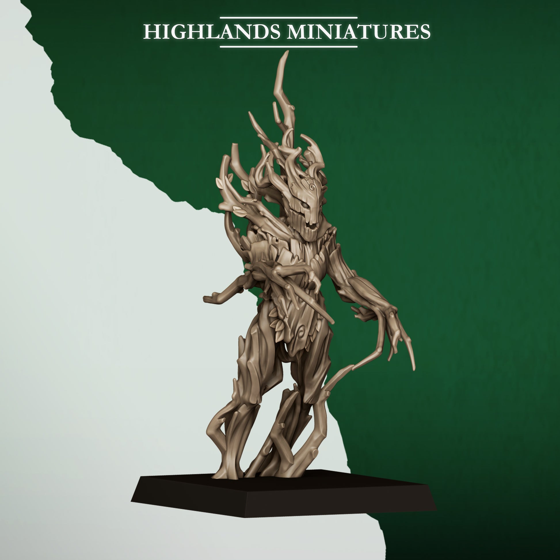 Miniatura Dríadas Elfos Silvanos resina 28mm sin pintar - Drakholm