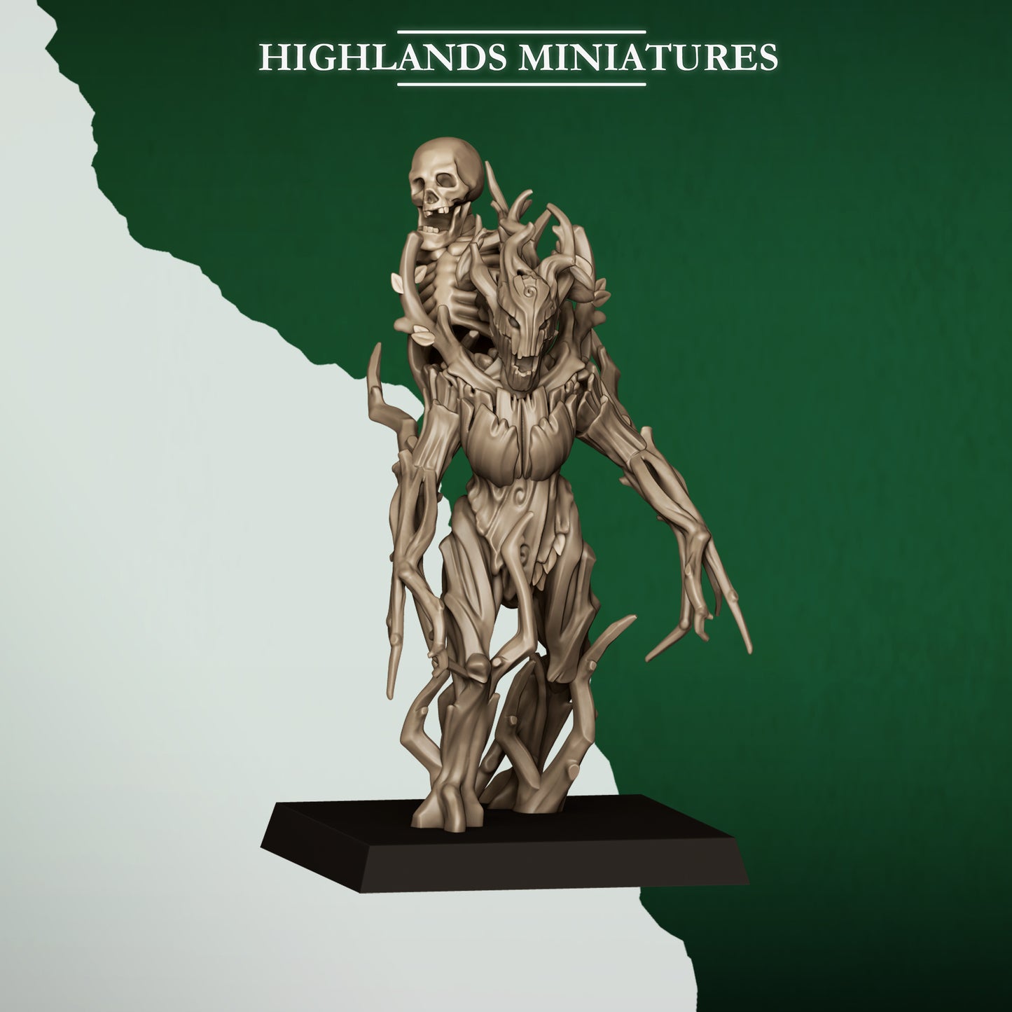 Miniatura Dríadas Elfos Silvanos resina 28mm sin pintar - Drakholm