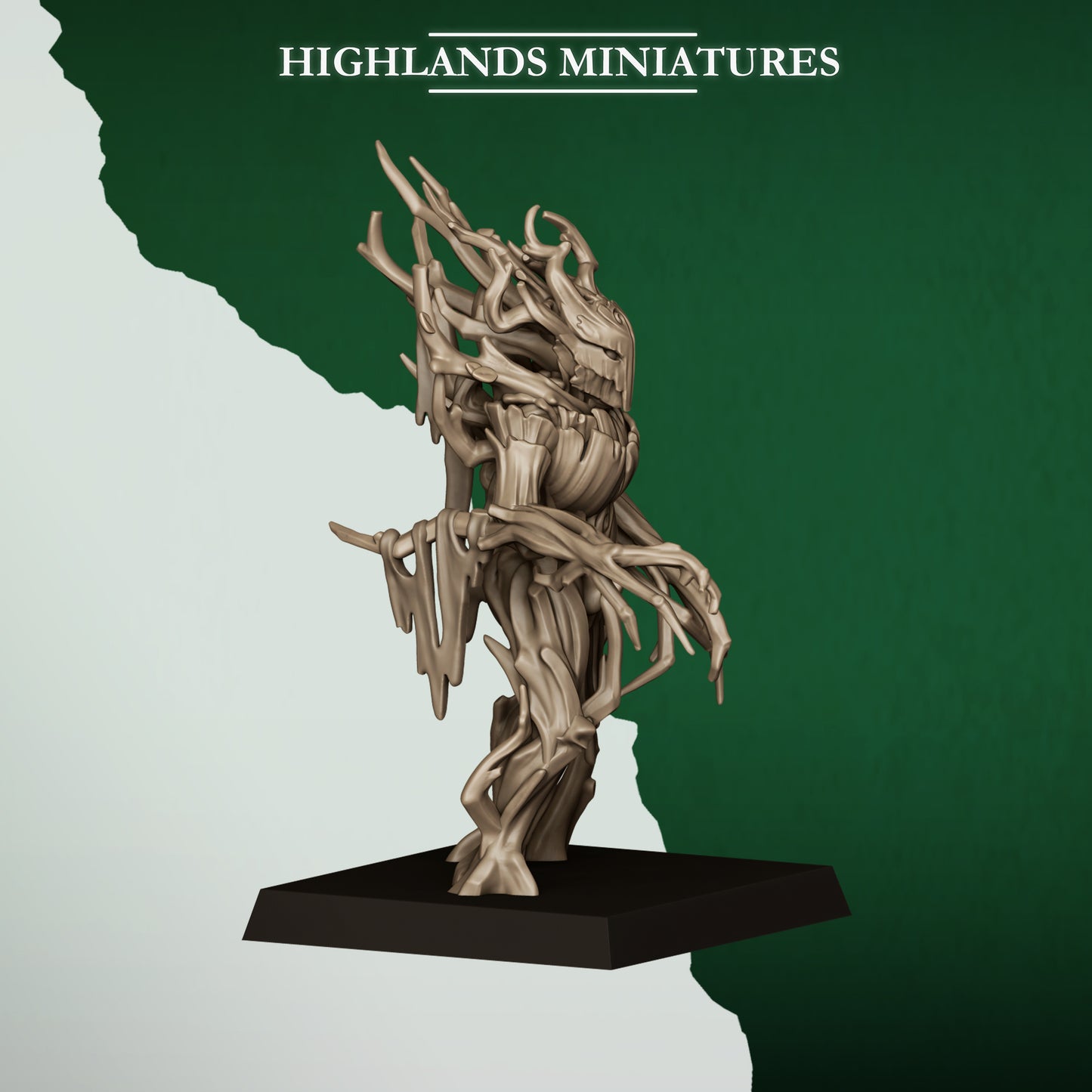 Miniatura Dríadas Elfos Silvanos resina 28mm sin pintar - Drakholm
