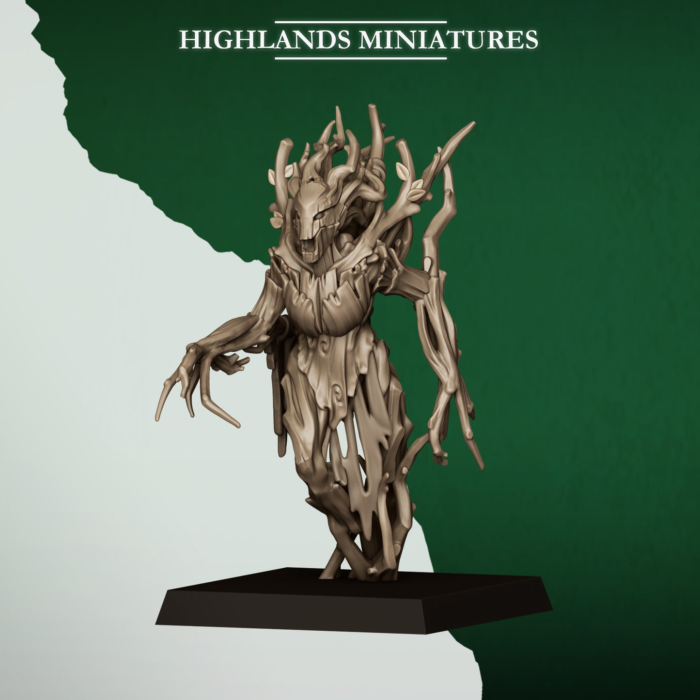 Miniatura Dríadas Elfos Silvanos resina 28mm sin pintar - Drakholm