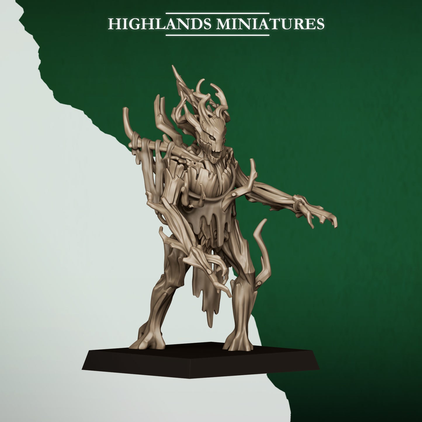 Miniatura Dríadas Elfos Silvanos resina 28mm sin pintar - Drakholm