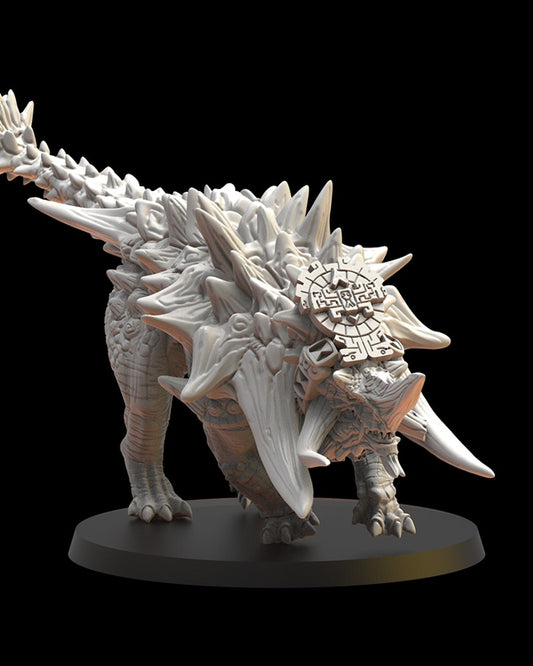 Miniatura Ahuatli Saurios Ancestrales resina 28mm sin pintar - Drakholm