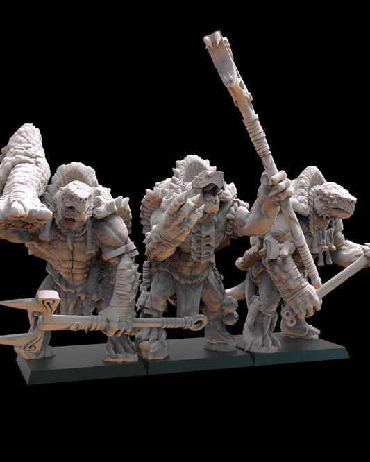 Miniatura Tortugas Ayotl Saurios Ancestrales resina 28mm sin pintar - Drakholm