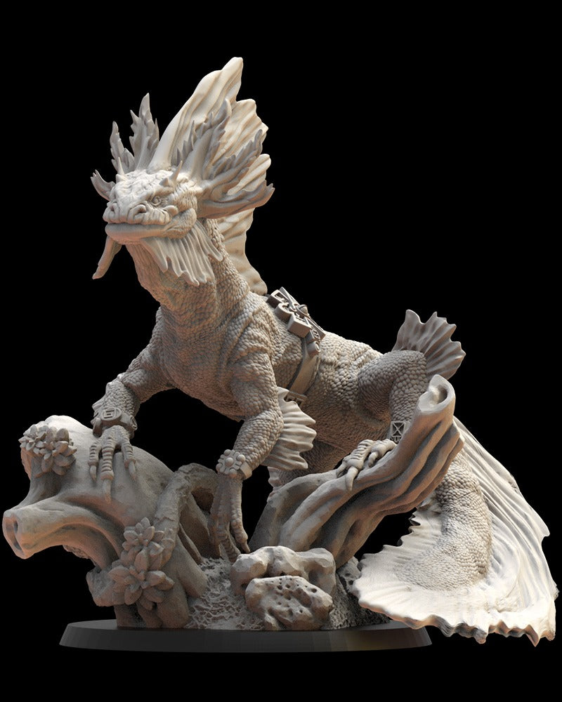 Miniatura Tlemiahuatl Saurios Ancestrales resina 28mm sin pintar - Drakholm