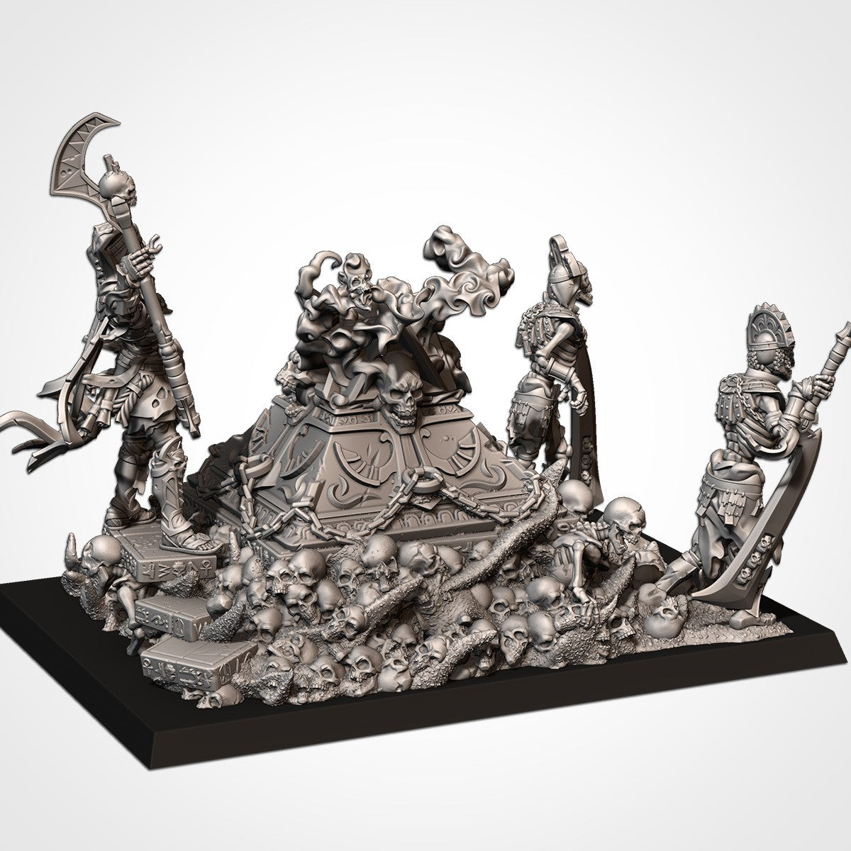 Miniatura Arca de las Almas Reyes Funerarios resina 32mm sin pintar - Drakholm