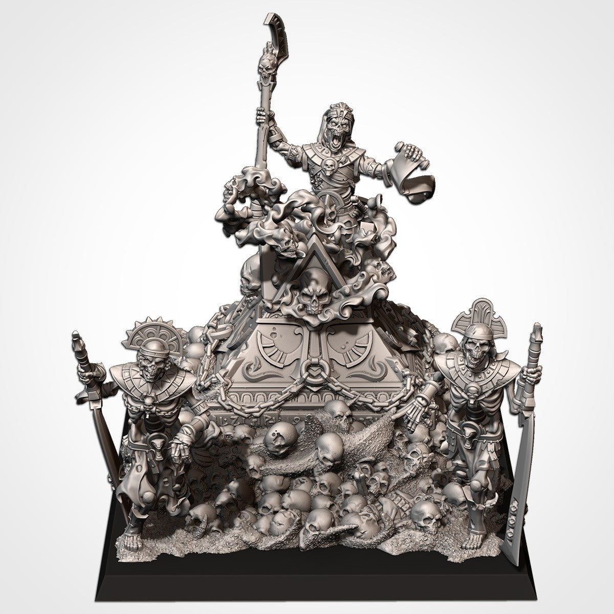 Miniatura Arca de las Almas Reyes Funerarios resina 32mm sin pintar - Drakholm