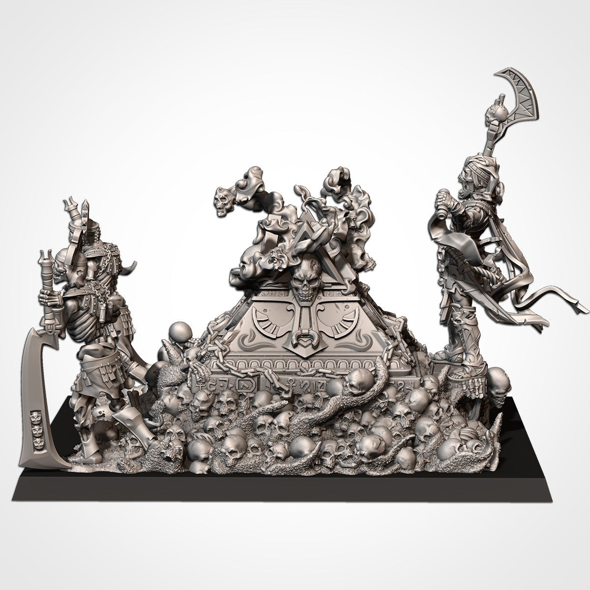 Miniatura Arca de las Almas Reyes Funerarios resina 32mm sin pintar - Drakholm