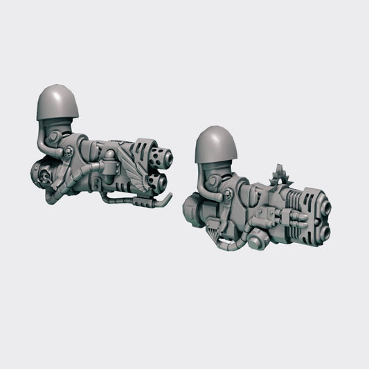 Armas pesadas Terminator Eternal Pilgrims — bits de conversión sci-fi grimdark de Greytide Studio, resina 32mm sin pintar