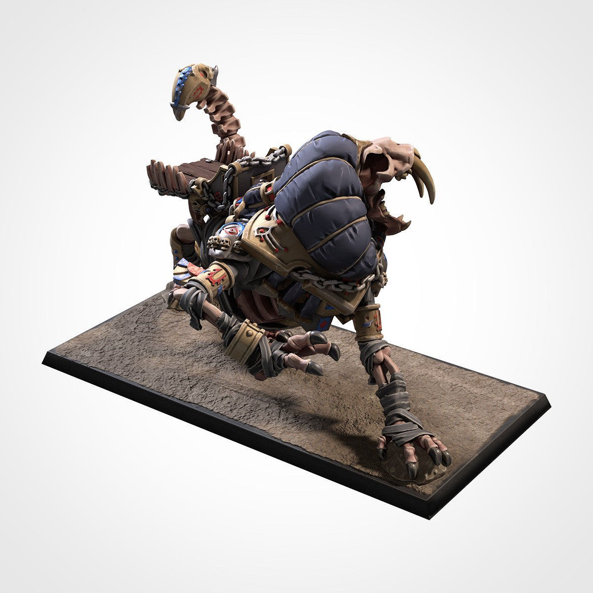 Miniatura Esfinge de Combate Reyes Funerarios resina 32mm sin pintar - Drakholm