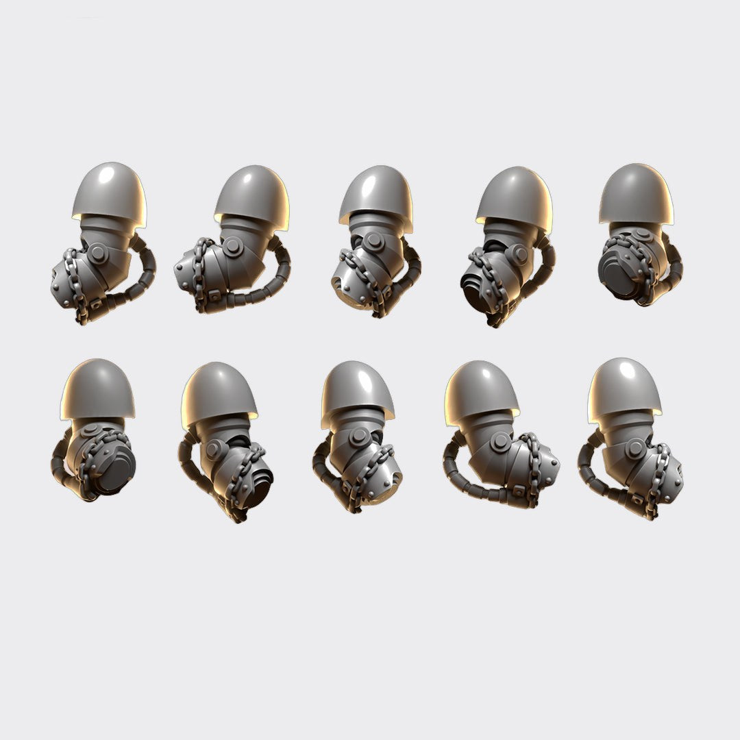 Brazos Terminator Eternal Crusaders — bits de conversión sci-fi grimdark de Greytide Studio, resina 32mm sin pintar