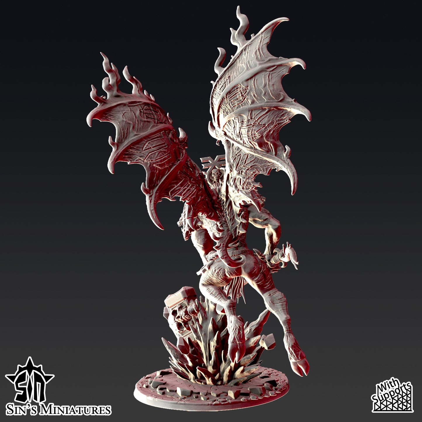 Miniatura La Ira Sin Nombre Reinos del Caos resina 32mm sin pintar - Drakholm