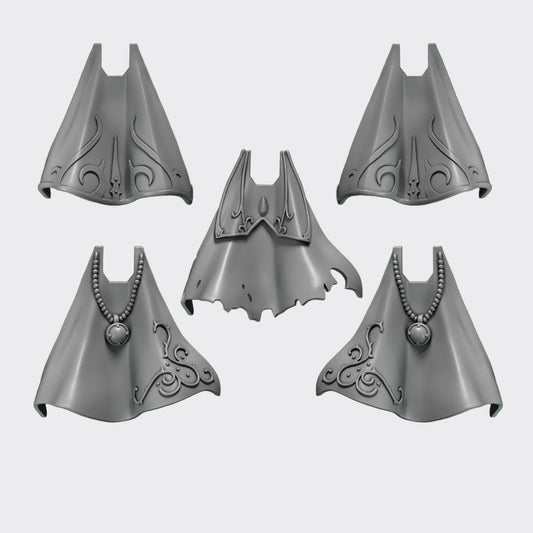 Capas Crimson Lords A — bits de conversión sci-fi grimdark de Greytide Studio, resina 32mm sin pintar