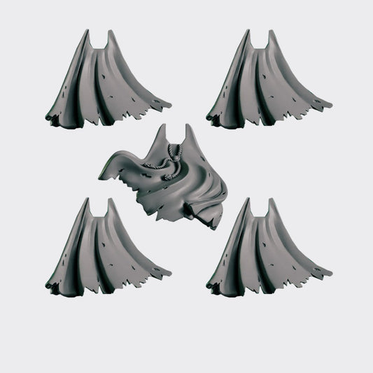 Capas D — bits de conversión sci-fi grimdark de Greytide Studio, resina 32mm sin pintar