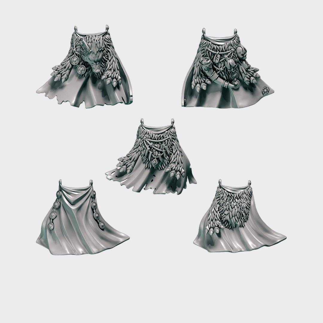 Capas Terminator Primal Hounds — bits de conversión sci-fi grimdark de Greytide Studio, resina 32mm sin pintar