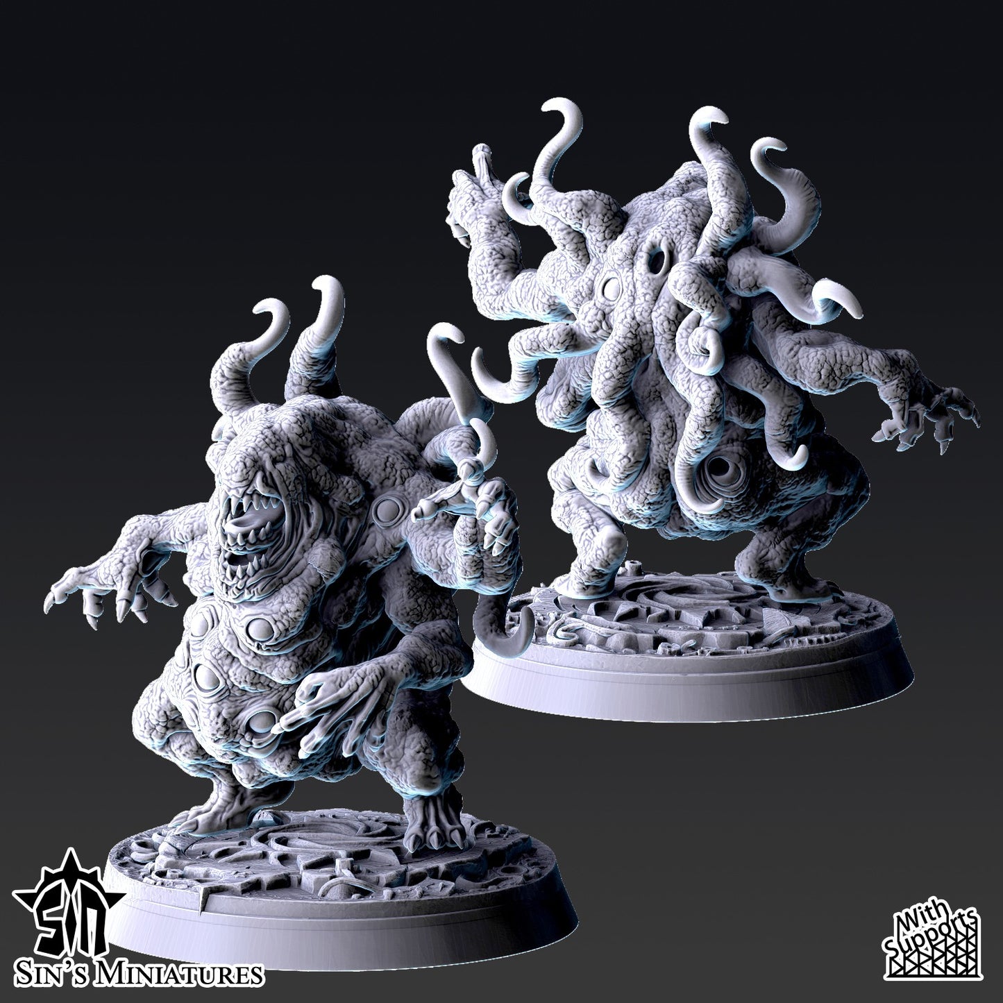 Miniatura Horrores del Cambio Reinos del Caos resina 32mm sin pintar - Drakholm