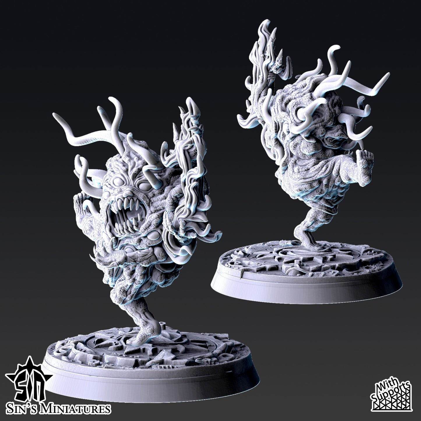Miniatura Horrores del Cambio Reinos del Caos resina 32mm sin pintar - Drakholm