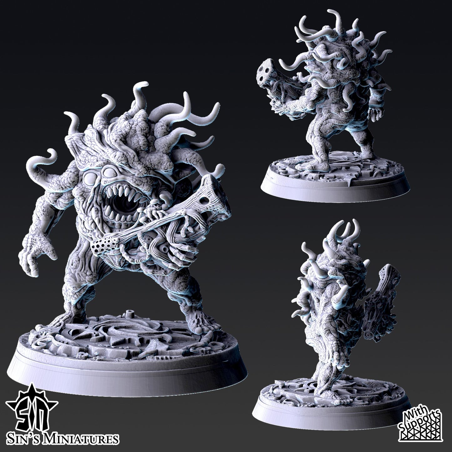 Miniatura Horrores del Cambio Reinos del Caos resina 32mm sin pintar - Drakholm