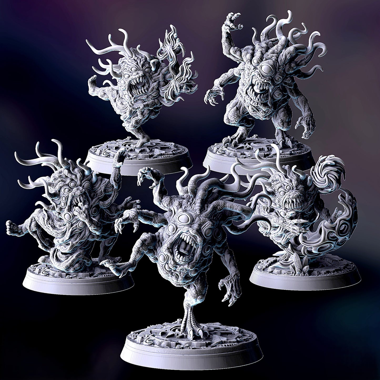 Miniatura Horrores del Cambio Reinos del Caos resina 32mm sin pintar - Drakholm