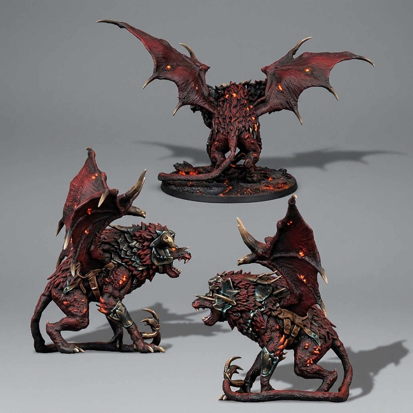 Miniatura La Quimera Reinos del Caos resina 32mm sin pintar - Drakholm