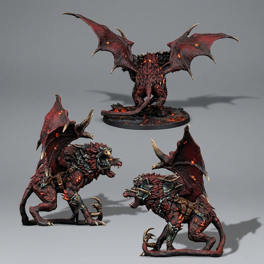 Miniatura La Quimera Reinos del Caos resina 32mm sin pintar - Drakholm