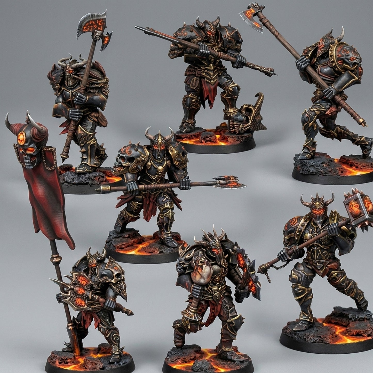 Miniatura Campeones de la Ruina Reinos del Caos resina 32mm sin pintar - Drakholm