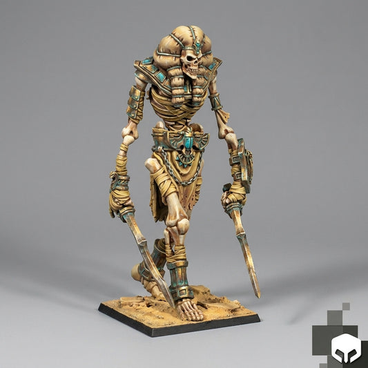 Miniatura Coloso de la Arena Reyes Funerarios resina 32mm sin pintar - Drakholm