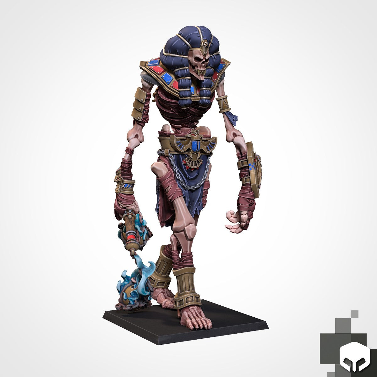 Miniatura Coloso de la Arena Reyes Funerarios resina 32mm sin pintar - Drakholm