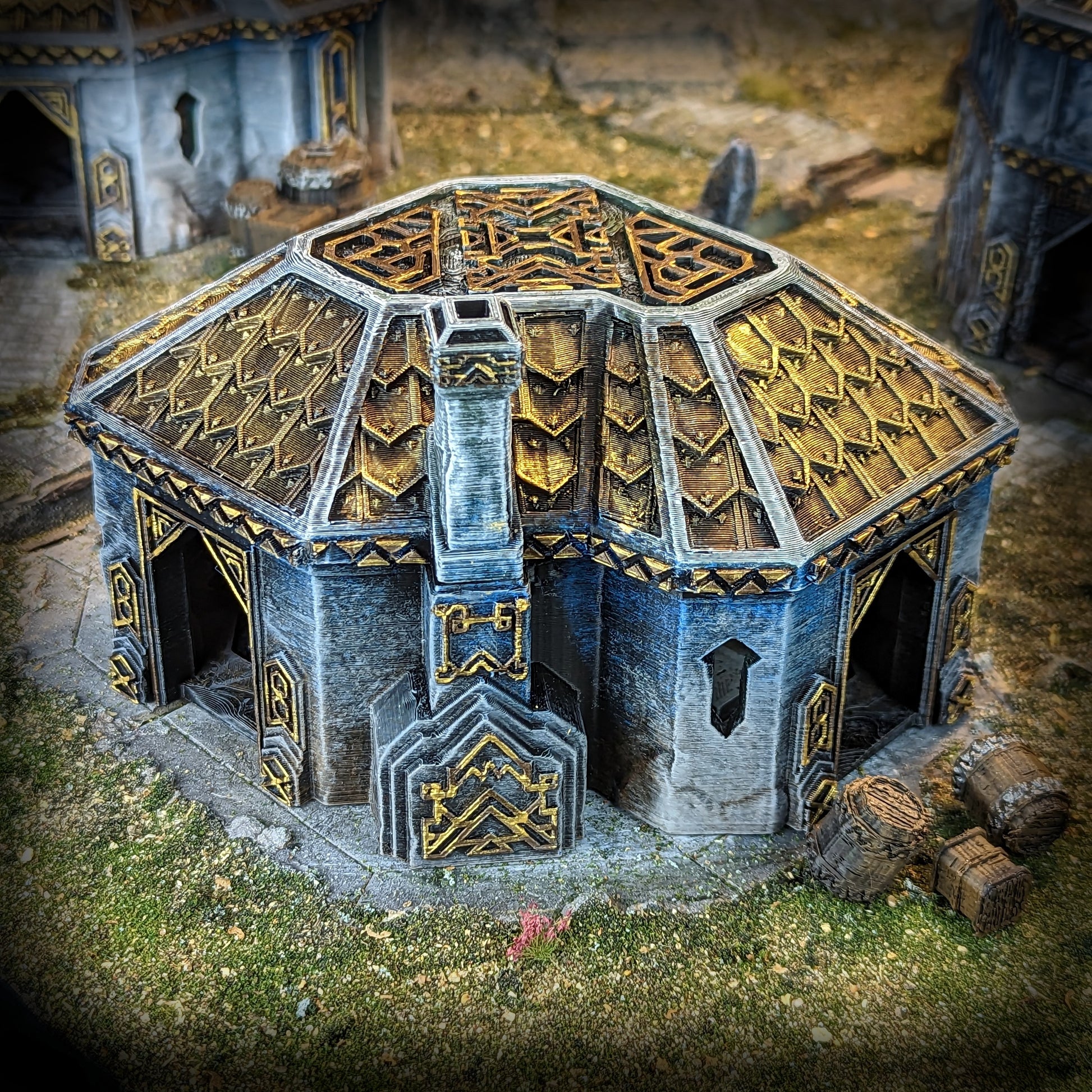 Dwarven House | Conquest Inspired Terrain | 28mm MESBG LOTR Wargaming Scenery | DnD