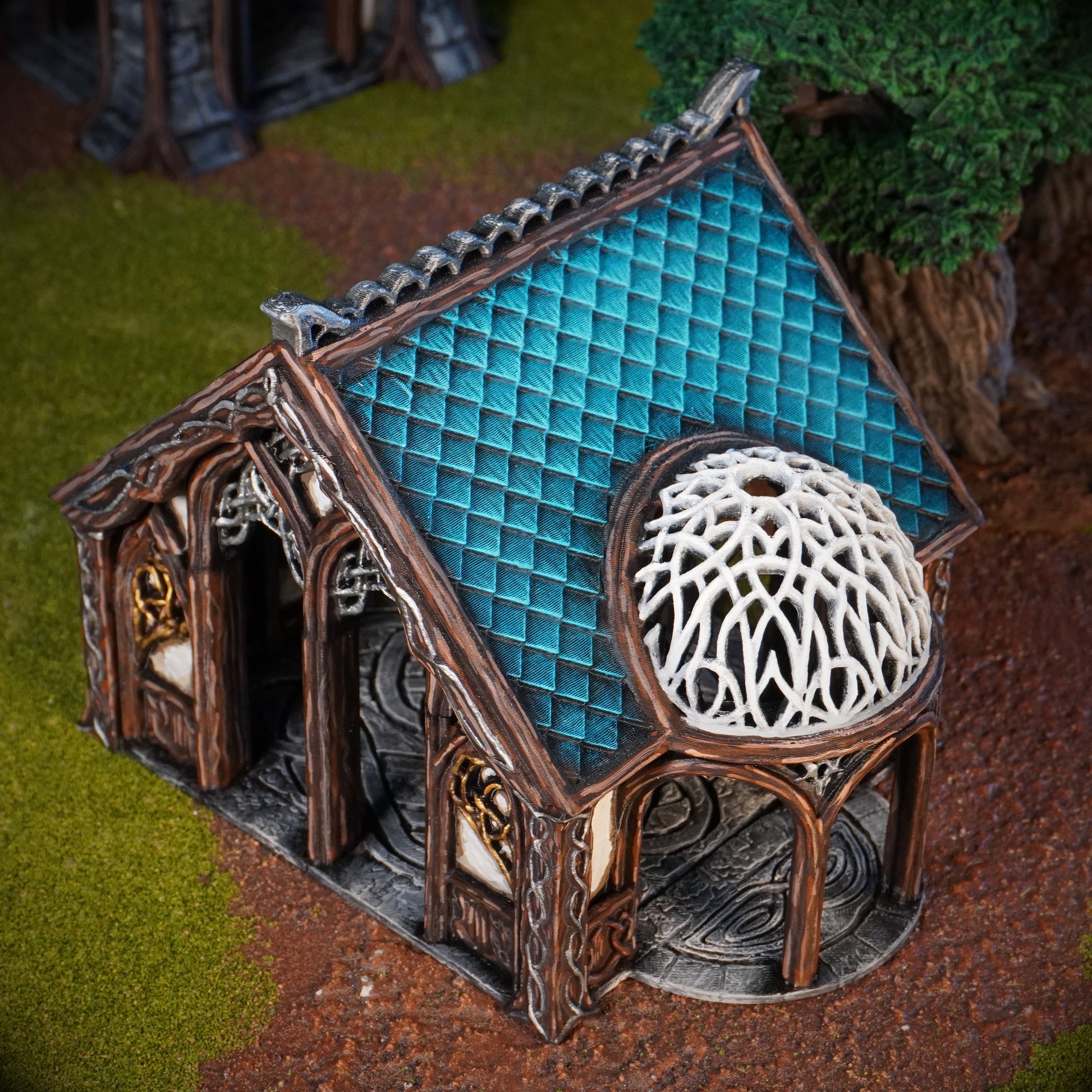 Elven Home | Conquest Inspired Terrain | 28mm MESBG LOTR Wargaming Scenery | DnD