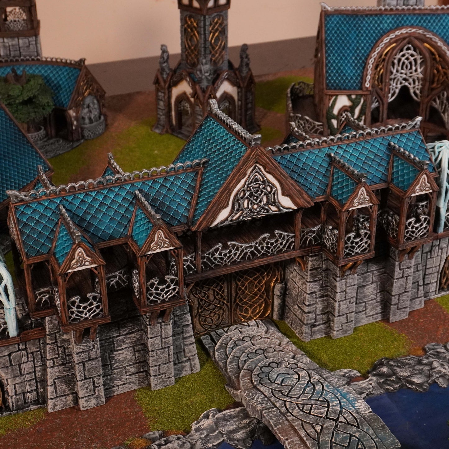 Elven Gates And Walls | Conquest Inspired Terrain | 28mm MESBG LOTR Wargaming Scenery | DnD
