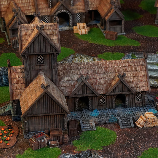 Rohan Inn House | Conquest Inspired Terrain | 28mm MESBG LOTR Wargaming Scenery | DnD