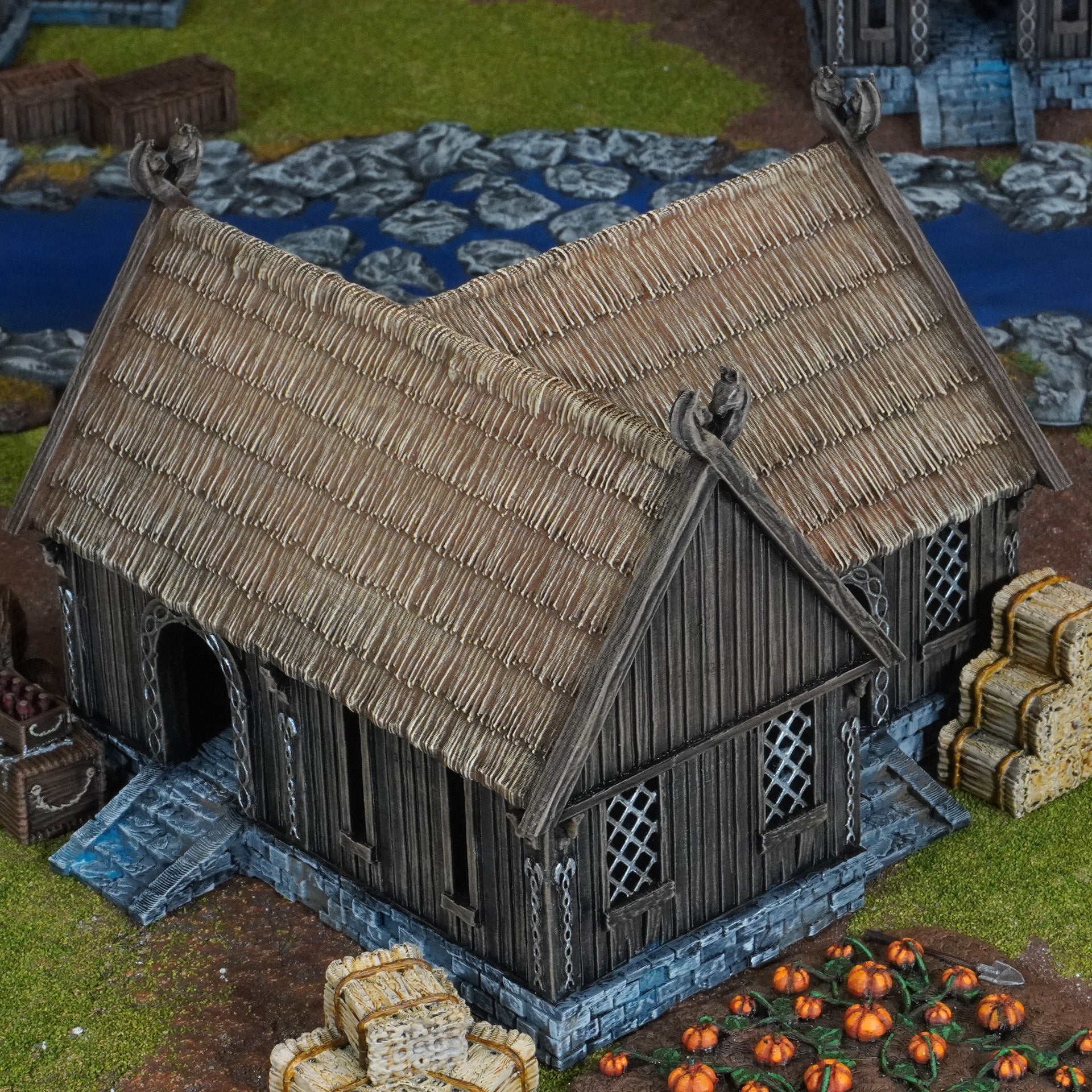Rohan Merchant House | Conquest Inspired Terrain | 28mm MESBG LOTR Wargaming Scenery | DnD