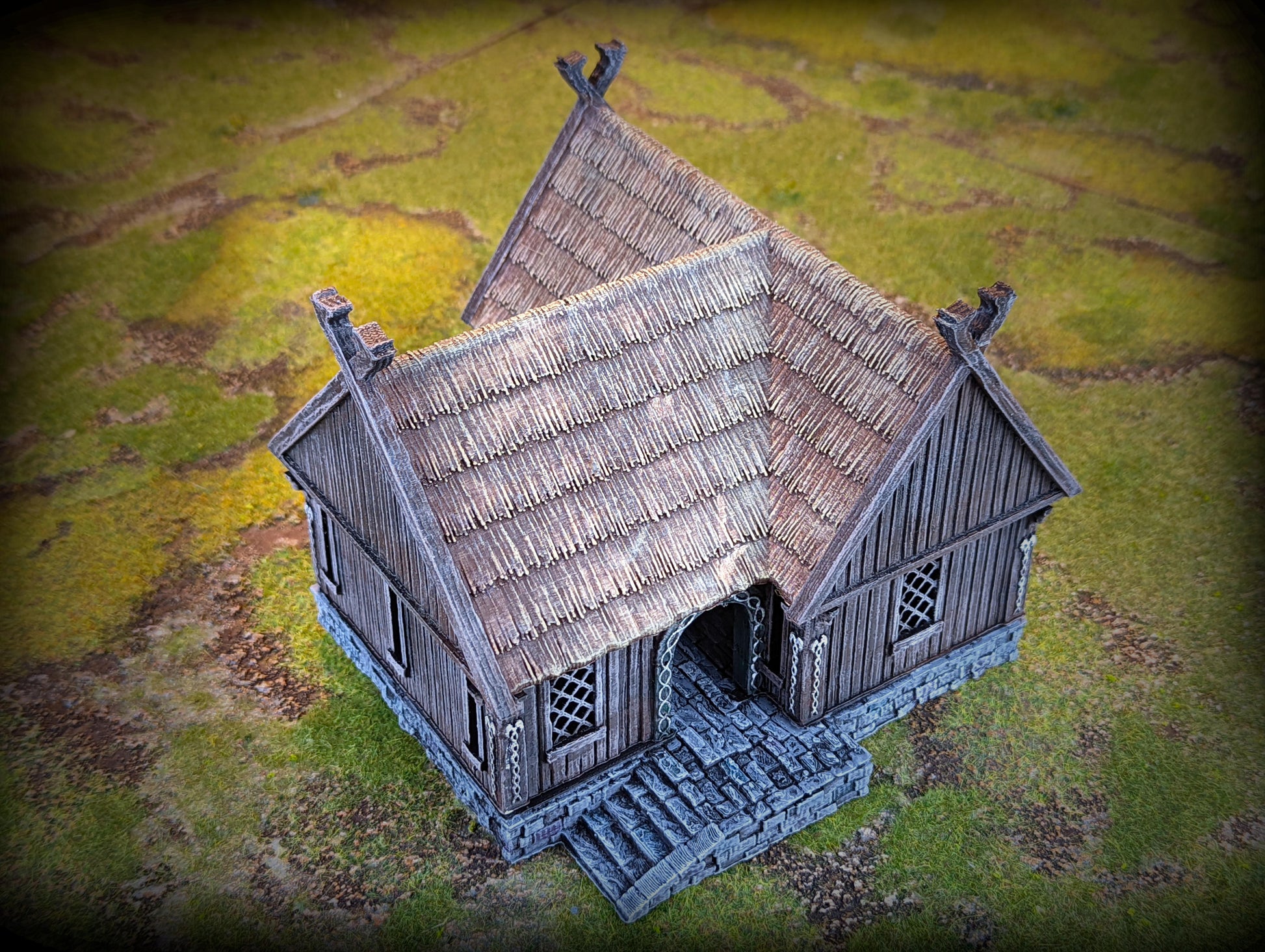 Fantasy Merchants House | Conquest Inspired Terrain | 28mm MESBG LOTR Wargaming Scenery | DnD