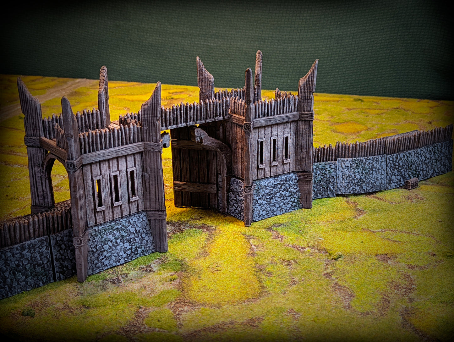 Fantasy Modular Walls | Conquest Inspired Terrain | 28mm MESBG LOTR Wargaming Scenery | DnD