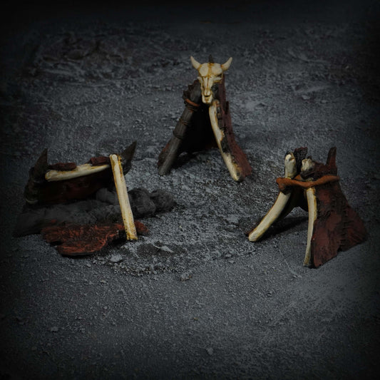 Dark Orc Camp | Conquest Inspired Terrain | 28mm MESBG LOTR Wargaming Scenery | DnD