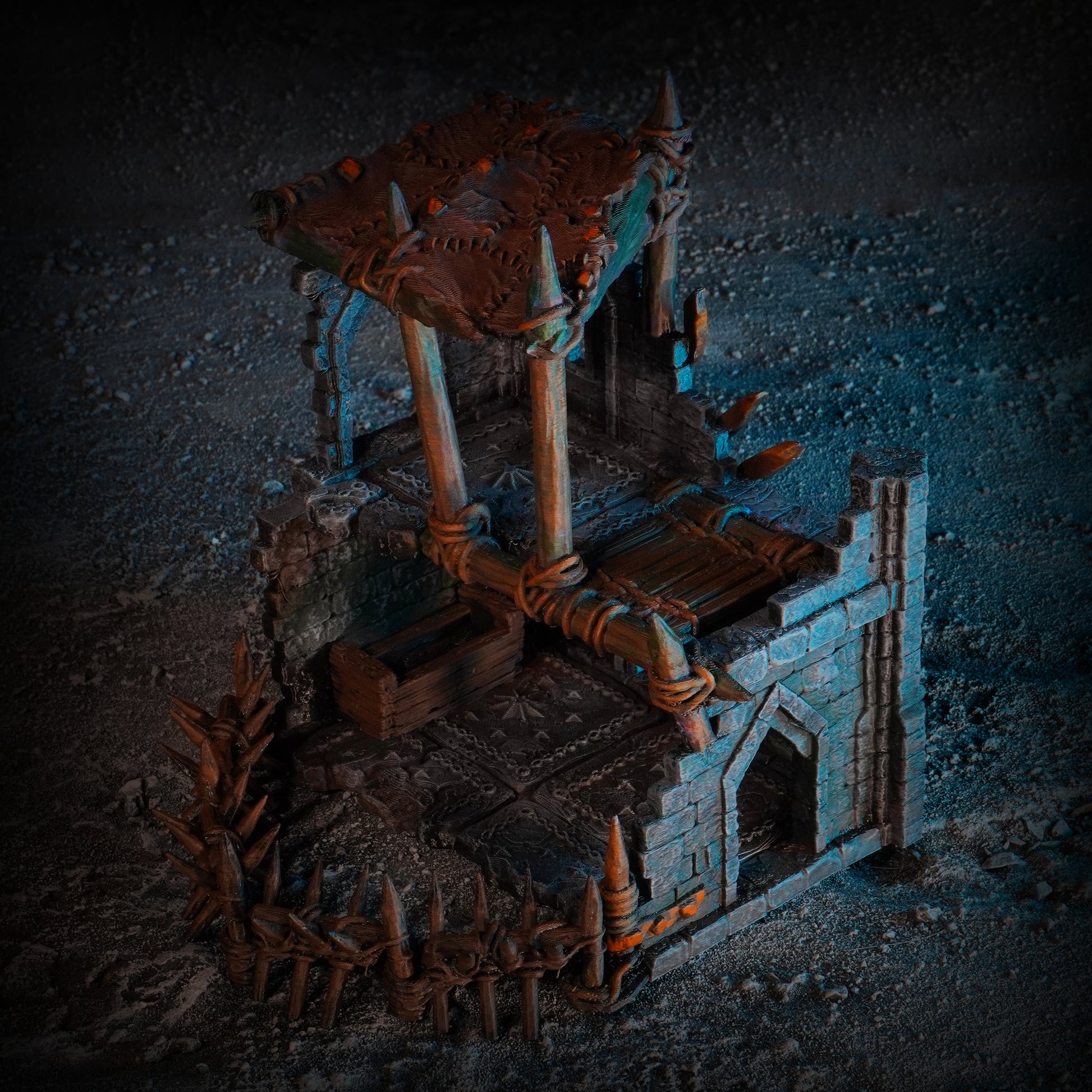 Dark Orc Prison | Conquest Inspired Terrain | 28mm MESBG LOTR Wargaming Scenery | DnD
