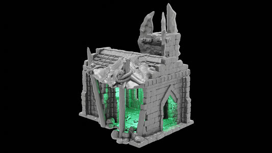 Dark Orcish House | Conquest Inspired Terrain | 28mm MESBG LOTR Wargaming Scenery | DnD