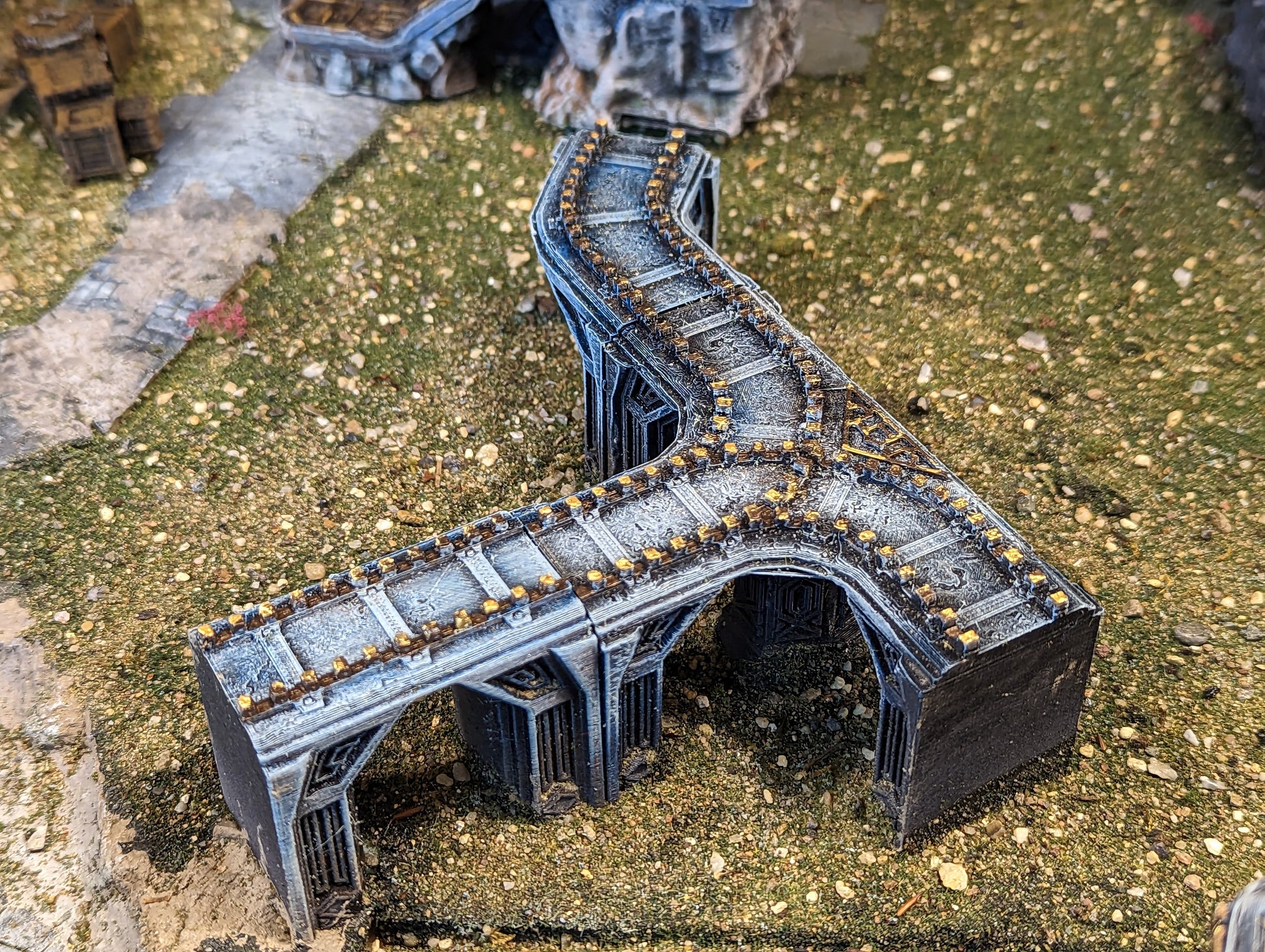 Dwarven Railways | Conquest Inspired Terrain | 28mm MESBG LOTR Wargaming Scenery | DnD