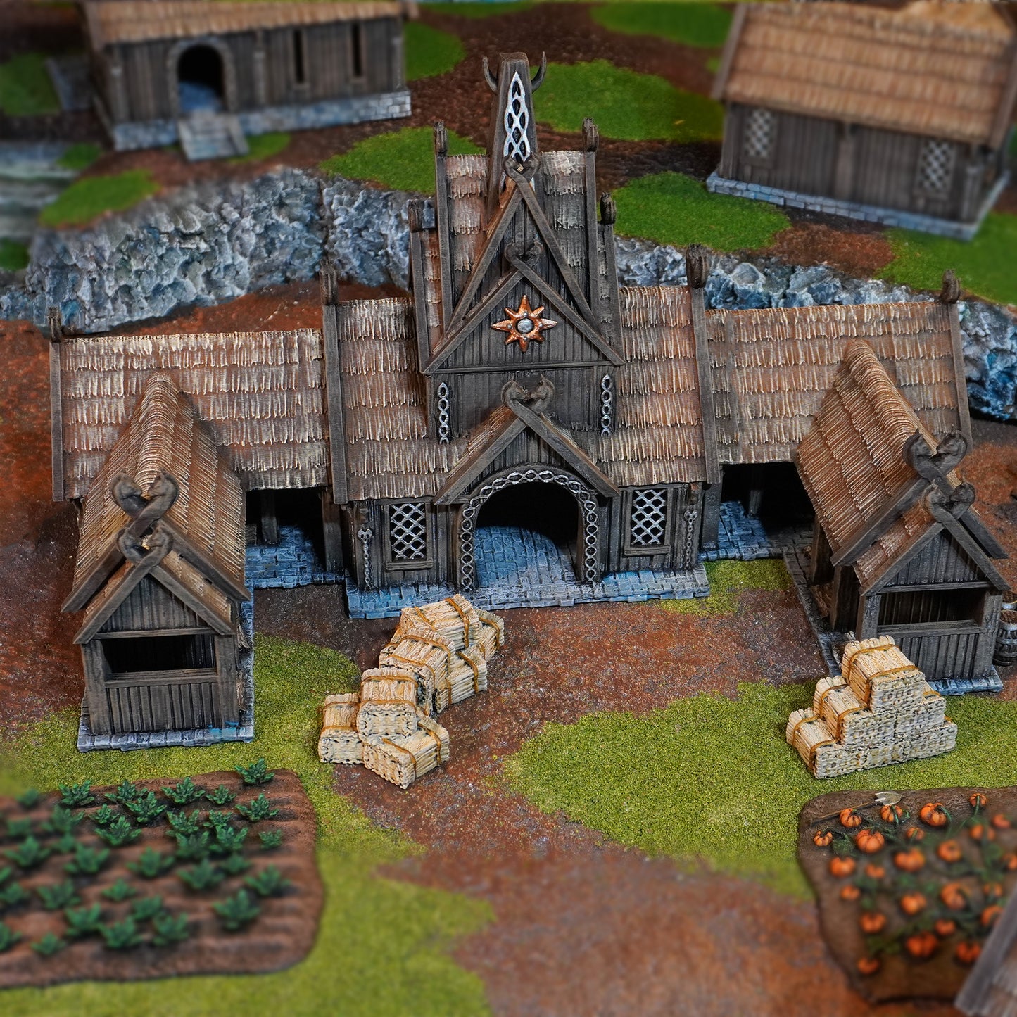 Rohan Stable | Conquest Inspired Terrain | 28mm MESBG LOTR Wargaming Scenery | DnD